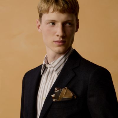 ポケットチーフ - グレー - メンズ, ネクタイ・スカーフ・マフラー